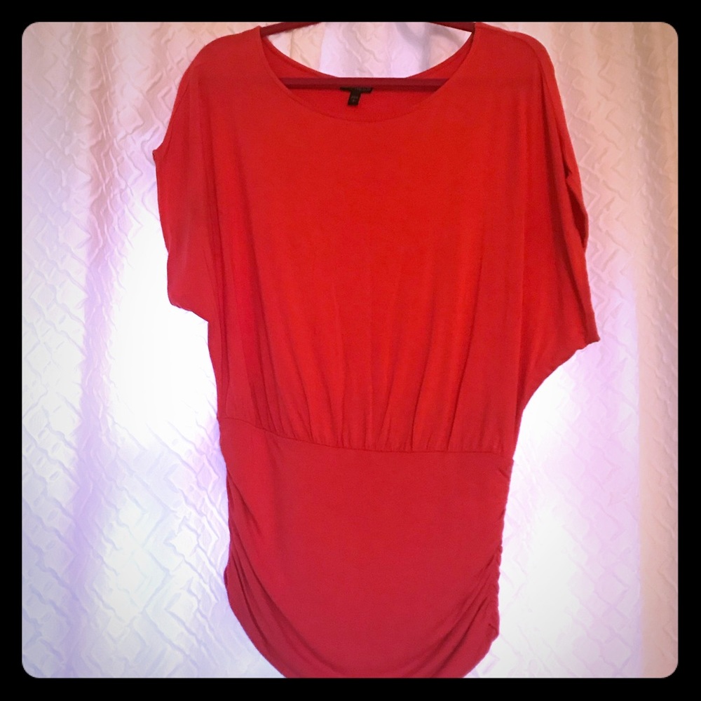Shortsleeved Rouched Top
